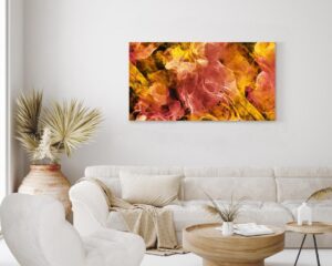 Pildiga küttepaneel seinal on kena sisekujunduselement