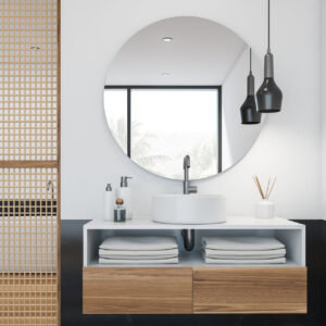 Peegel küttepaneel Round