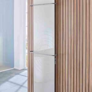 Rätikuivati 2.0 valgest klaasist küttepaneel vannitoa kütmiseks