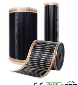 Infrapuna küttekile, laius 100cm, võimsus 140W/m2