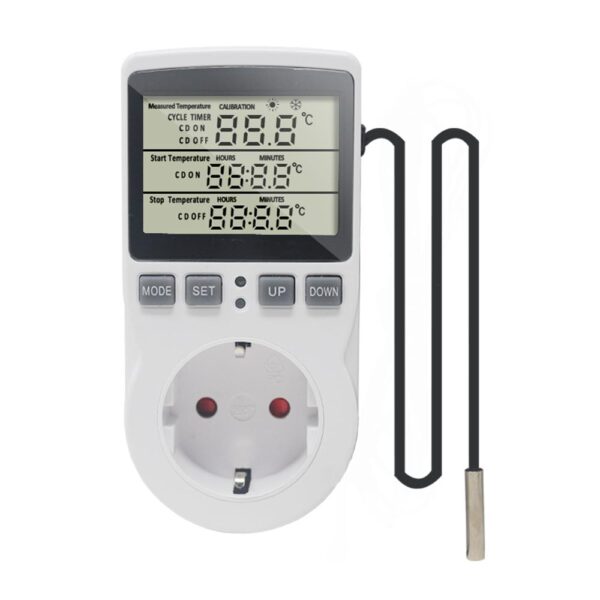 Ketotek temperatuuriregulaator pistikanduriga