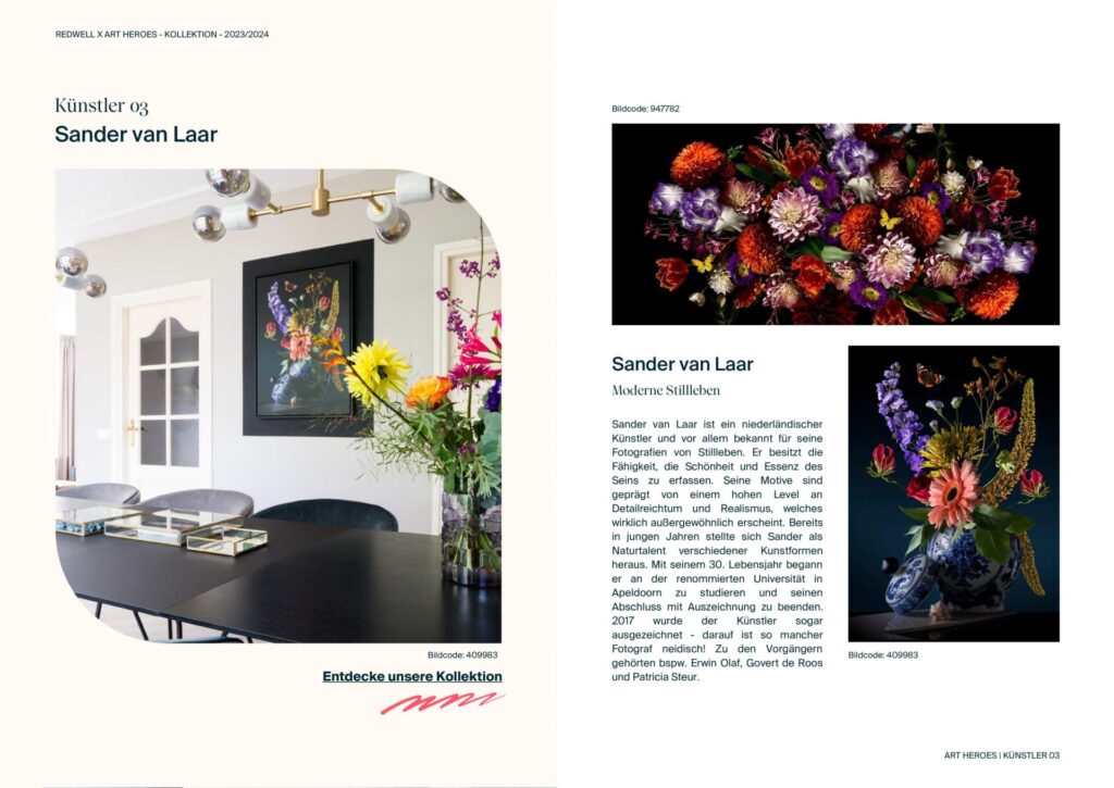 Sander van Laar Moodne vaikelu Sander van Laar on hollandlasest kunstnik ja tuntud eelkõige oma vaikelu fotode poolest