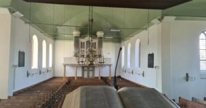 Külakiriku saal, mida köetakse Redwell infrapuna küttega