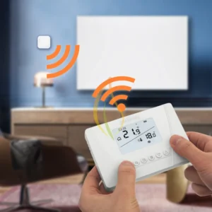 Juhtmevaba termostaat infrapuna küttepaneeli mugavaks juhtimiseks