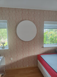 600W Round seinal kodukontoris